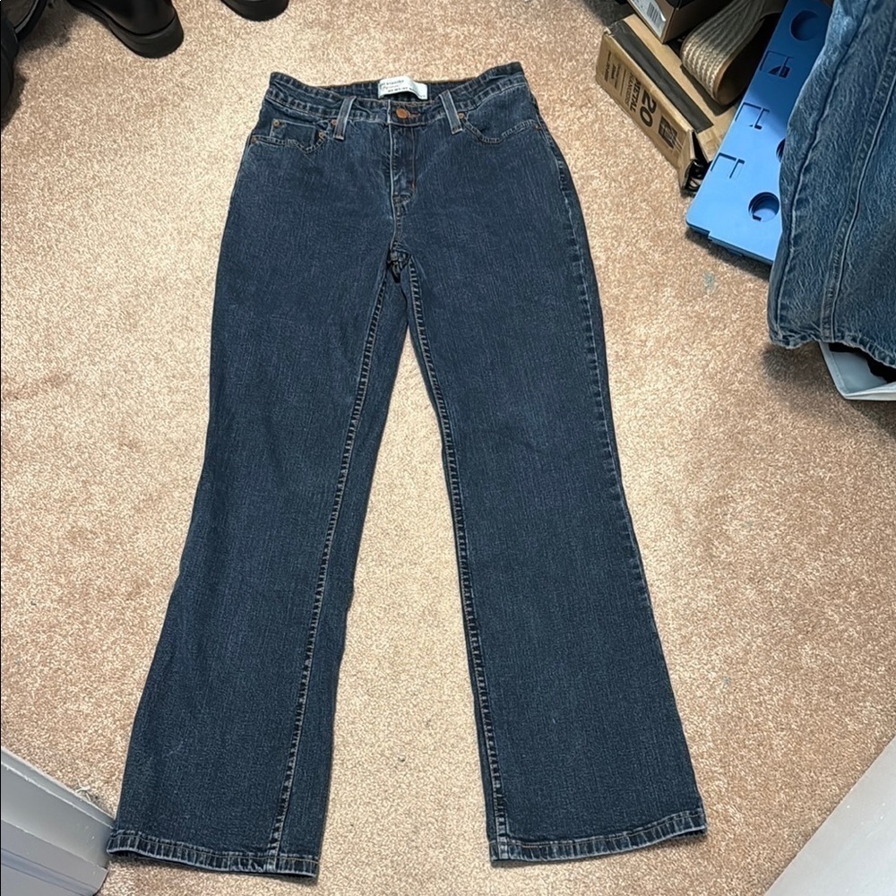 Levi's Dark Blue Flare Jeans - Women's